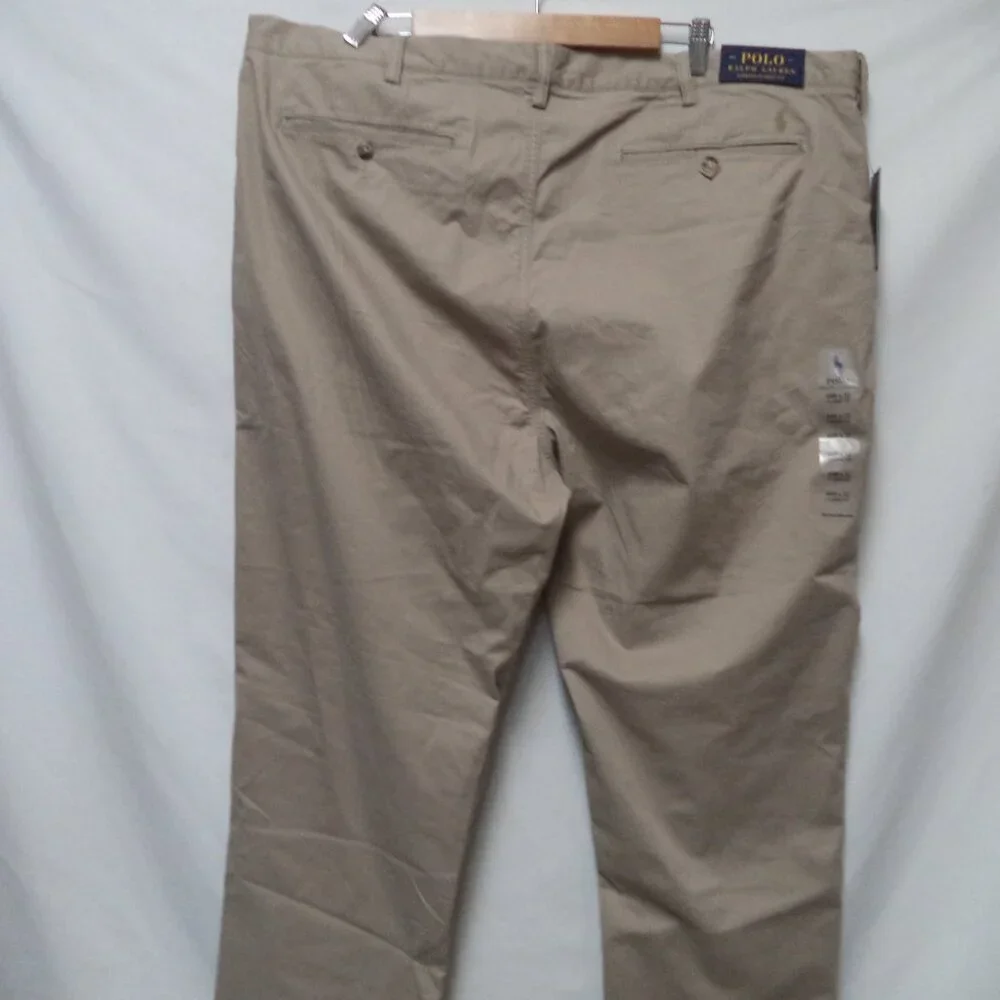 Polo Ralph Lauren Khaki Pants Stretch Classic Fit NEW NWT Size Sz 44   44B x 42